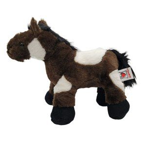 Ganz Webkinz 9" Pinto Horse Plush Only No Code HM147 Cute Cuddly